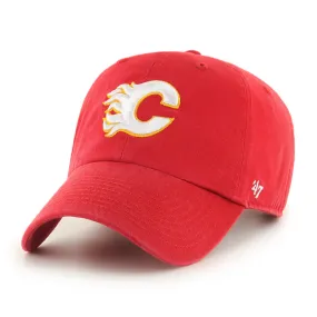 '47 Brand Men's NHL Calgary Flames Clean-Up Cap Red