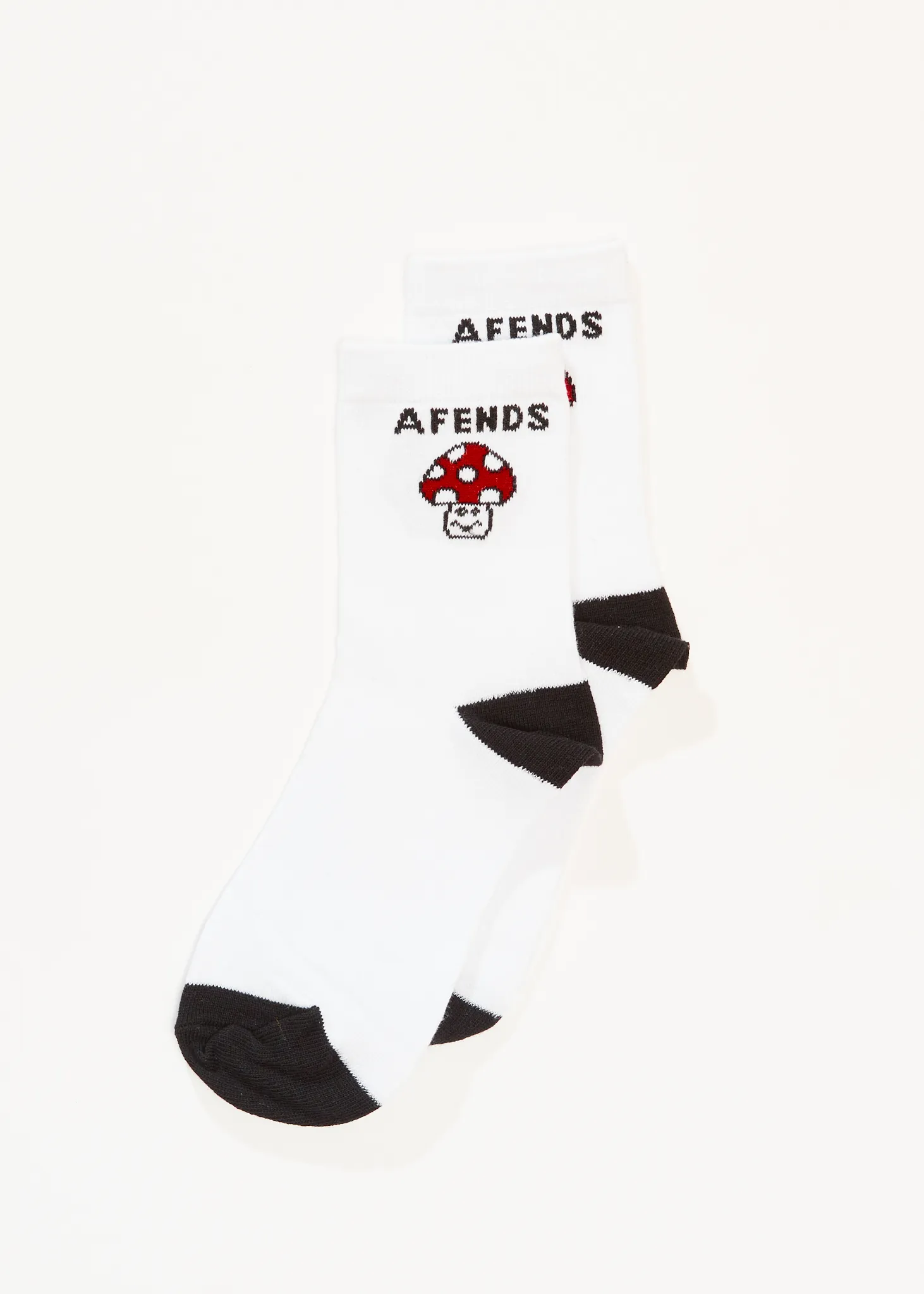 AFENDS Womens Garden Fresh - Socks Two Pack - White