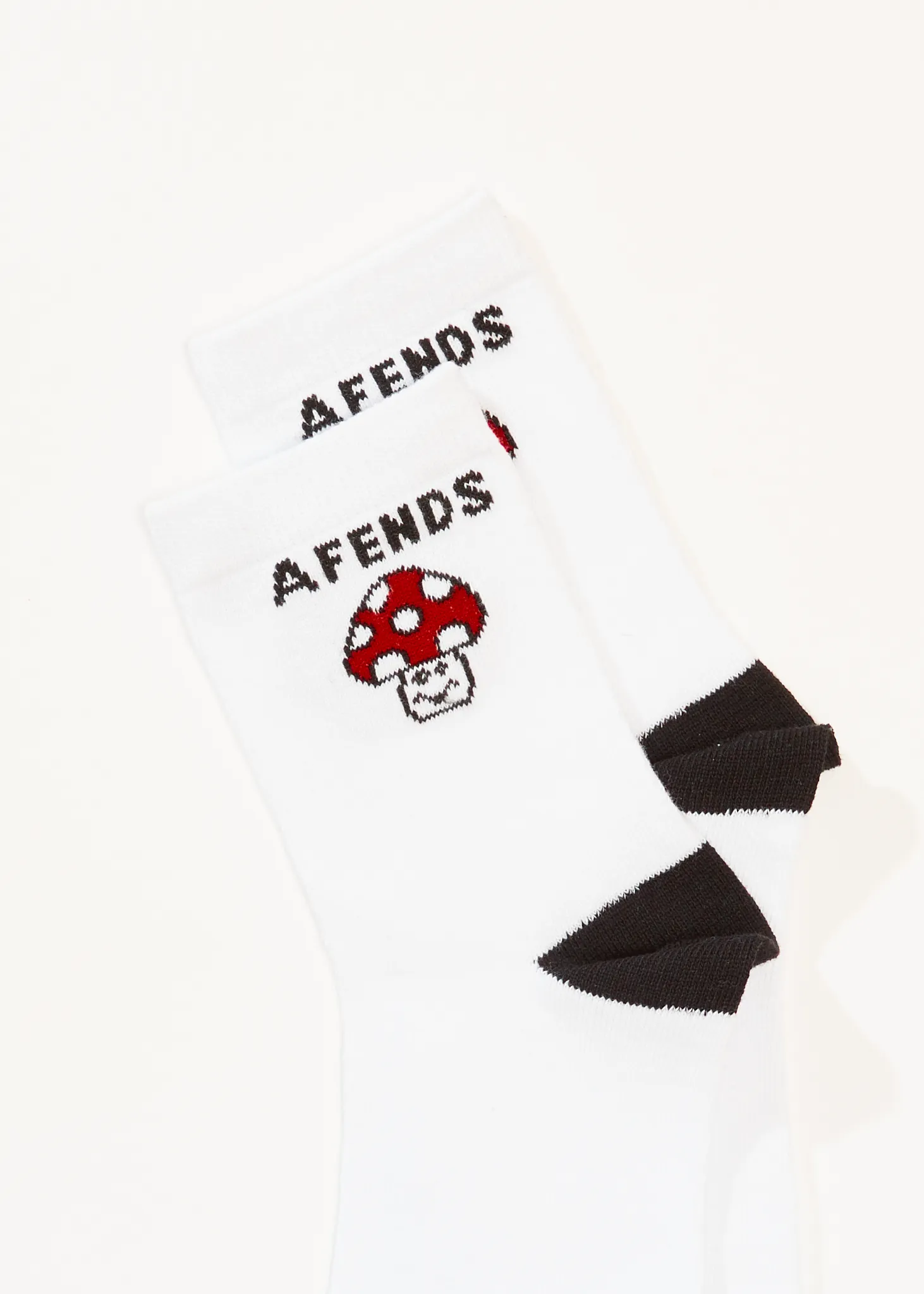 AFENDS Womens Garden Fresh - Socks Two Pack - White