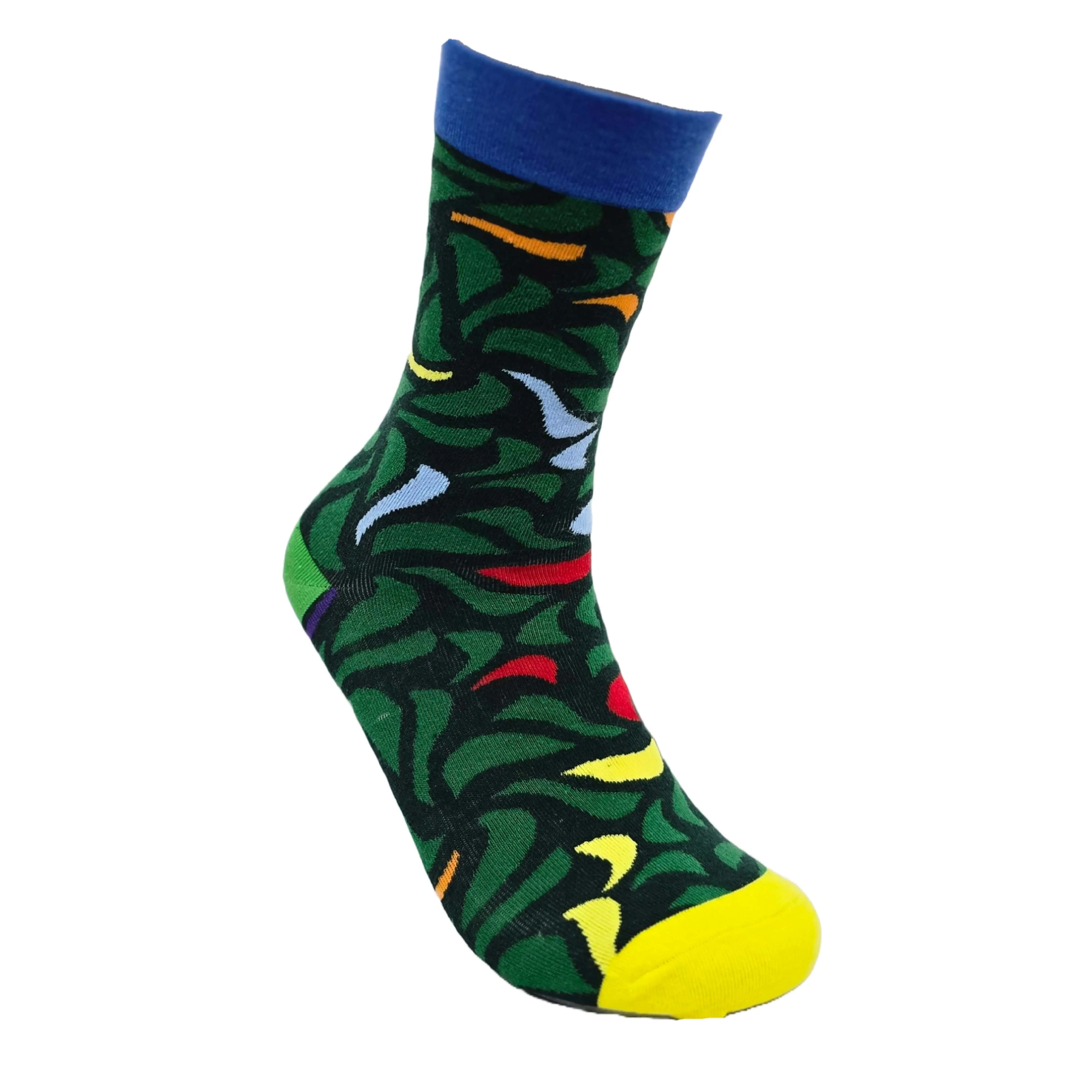 Artistic Leaf Pattern Socks from the Sock Panda (Adult Medium)