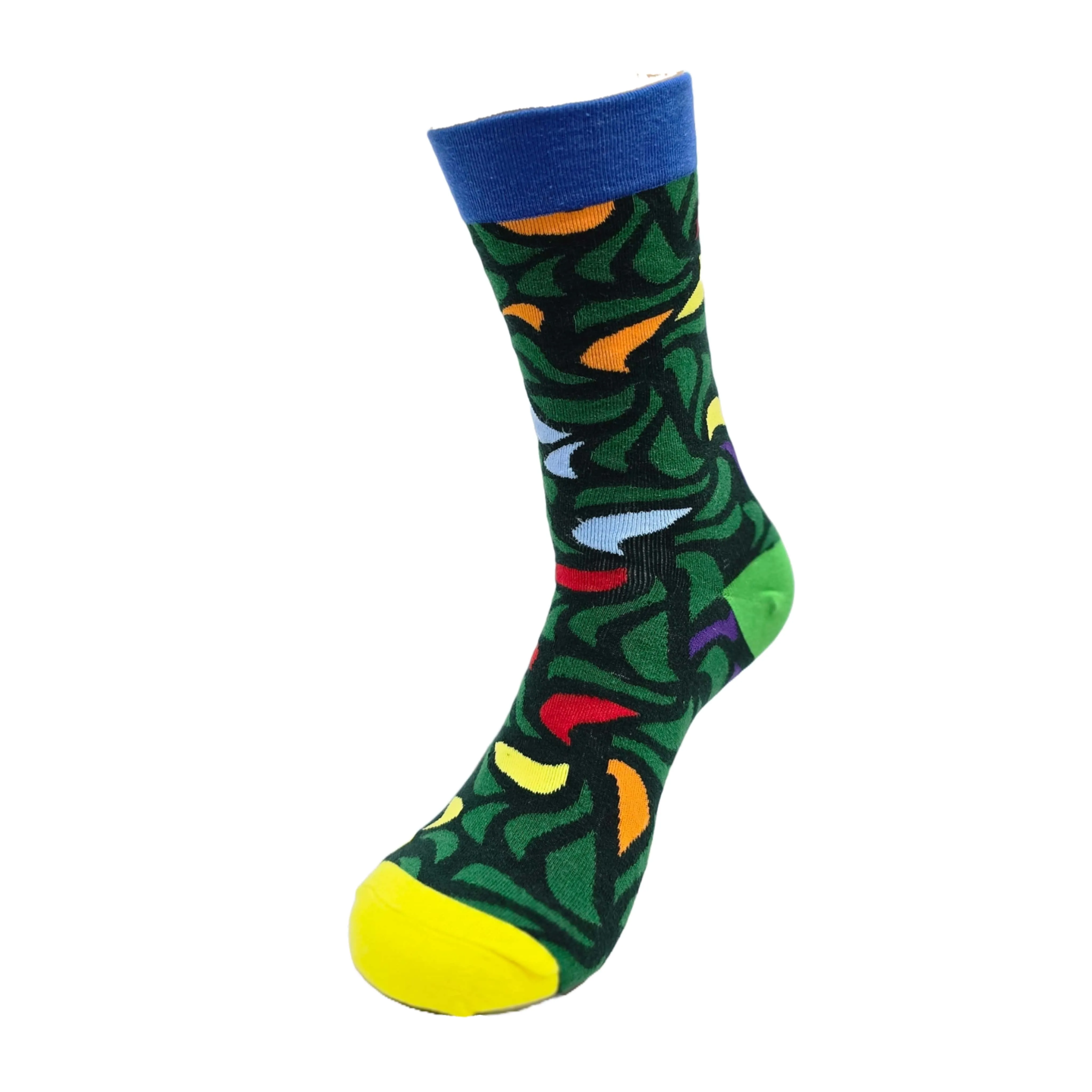 Artistic Leaf Pattern Socks from the Sock Panda (Adult Medium)