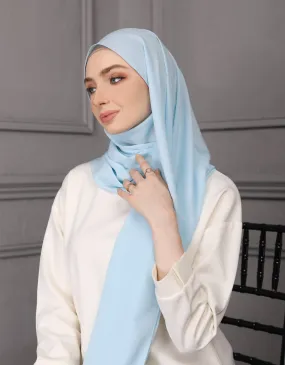 ASTEN SHAWL (ICE BLUE)