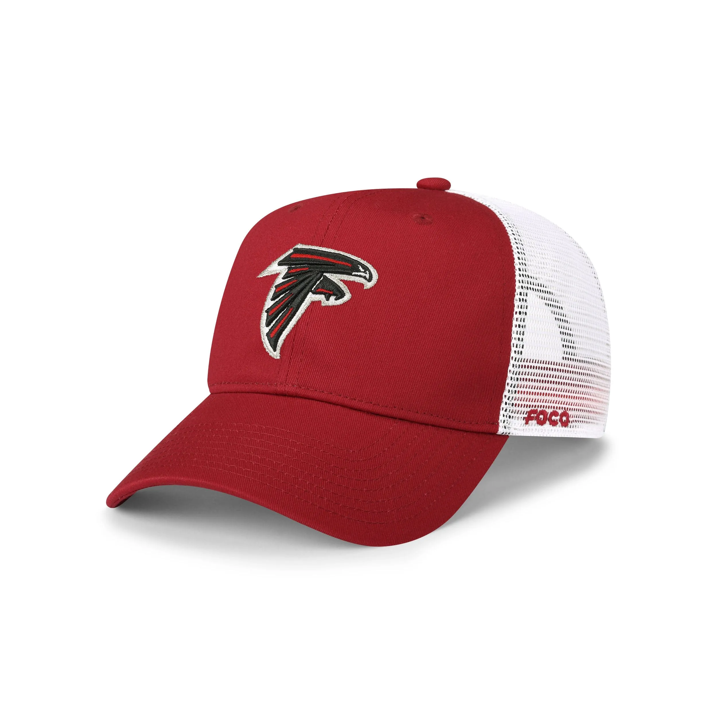 Atlanta Falcons NFL Dark Red Primary Logo Trucker RF Cap