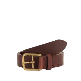 Barbour Mens Lanark Leather Belt Brown