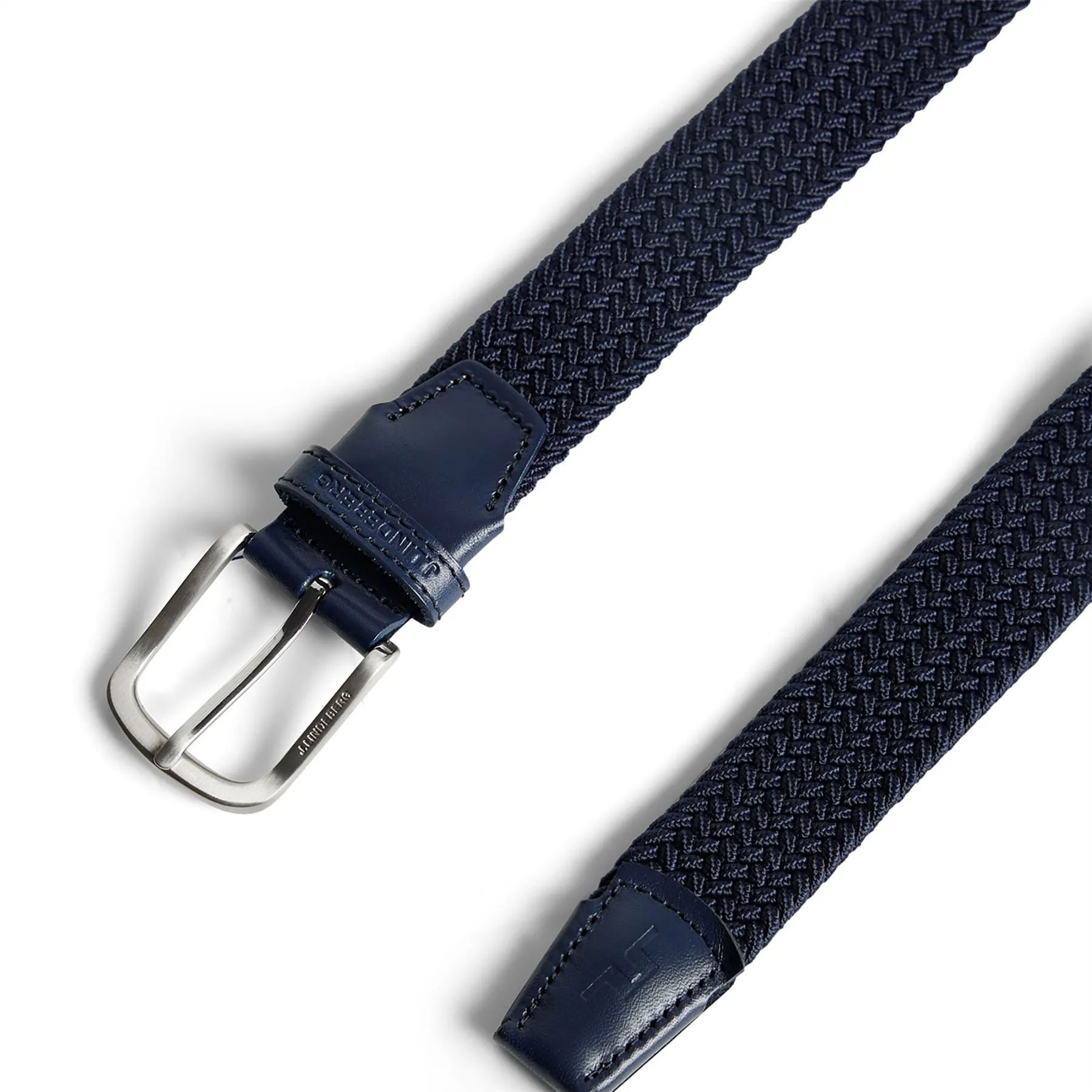 Bernhard Braided Elastic Belt JL Navy - AW24