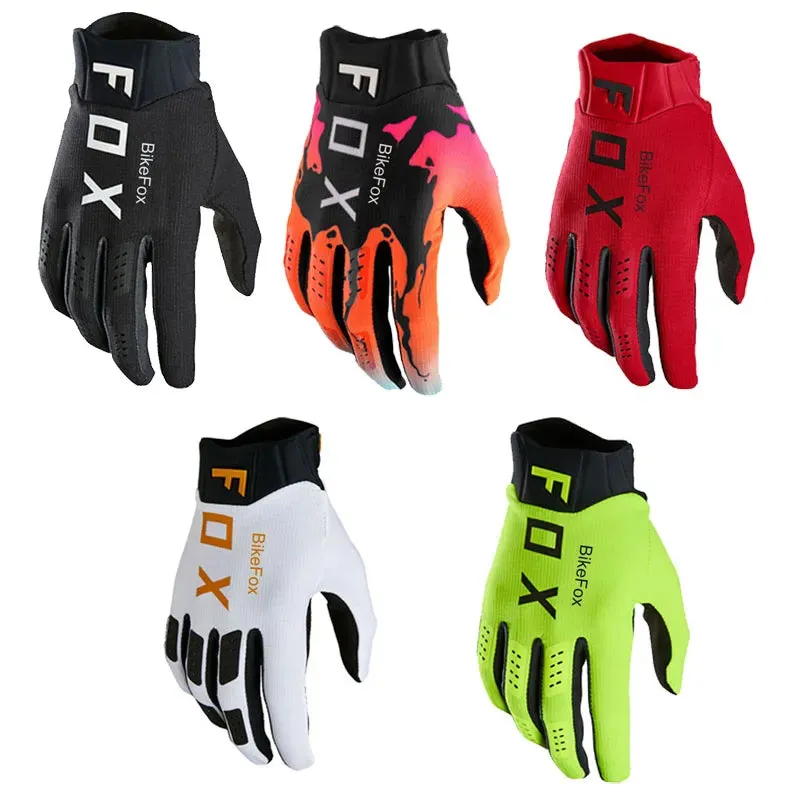 Bikefox Fox Cycling MTB Gloves ATV BMX Off Road Motorcycle Gloves Mountain Bike Bicycle Racing cycling for men fox Gloves