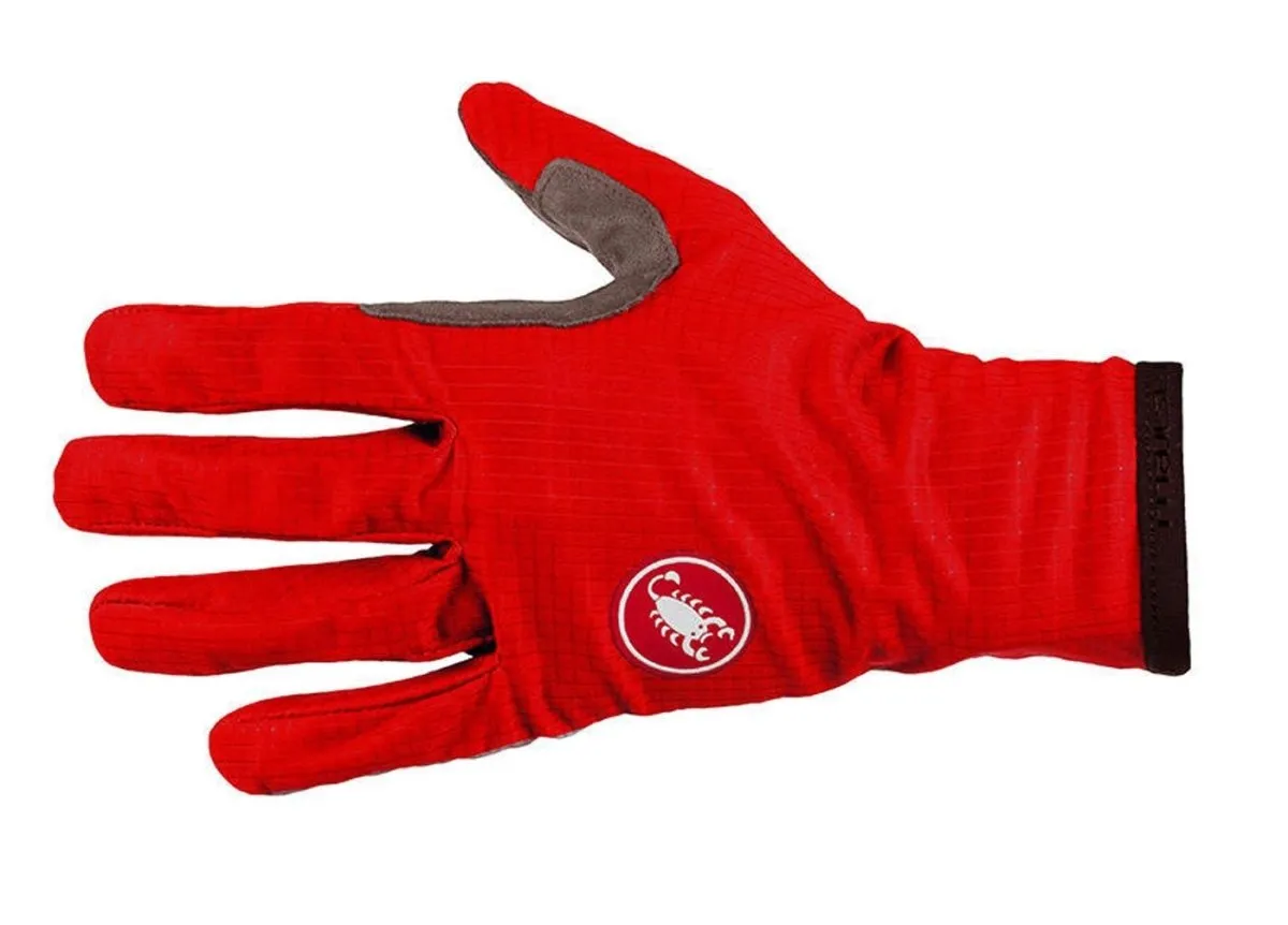 Castelli Scudo Glove - Red-Black