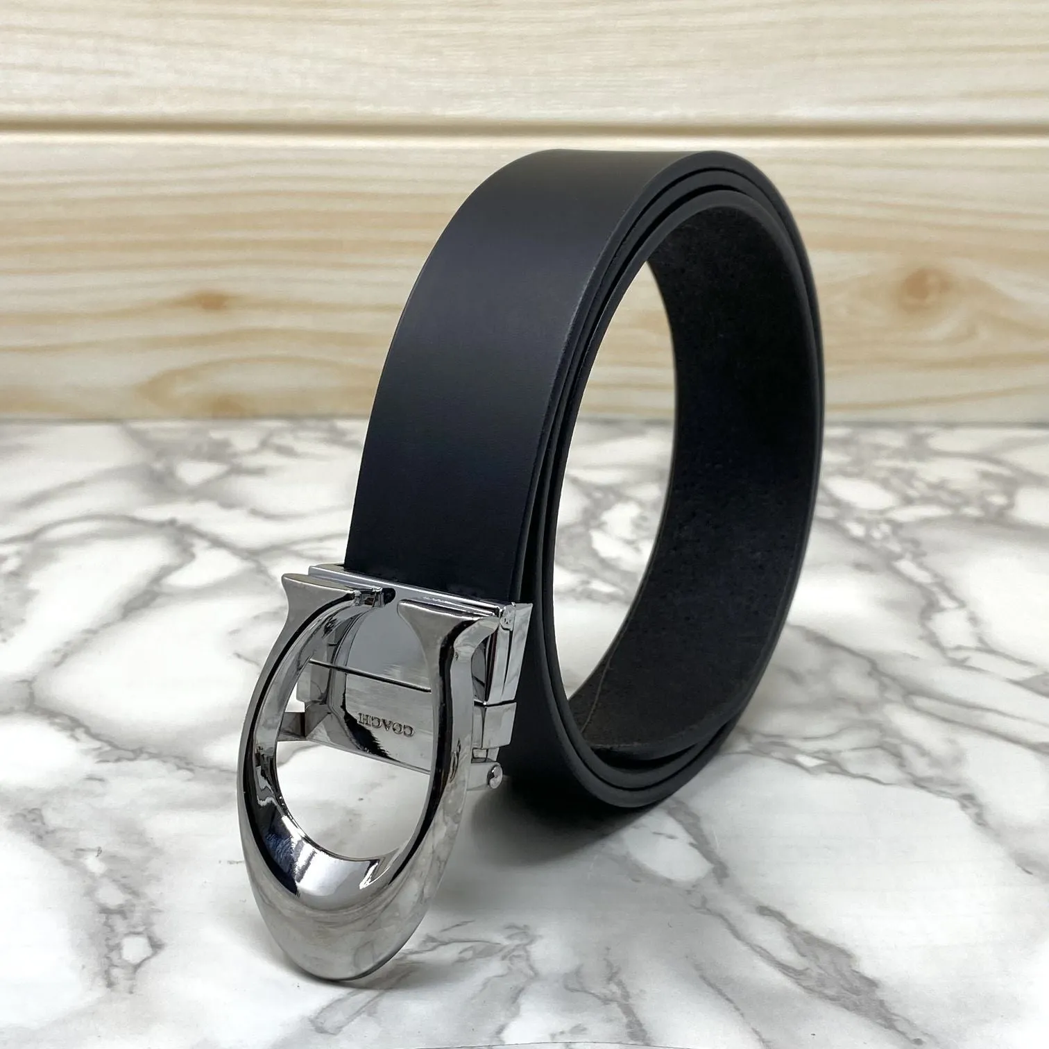 Classy Curve C Design Casual  Genuine Leather Belt-Jonasparamount