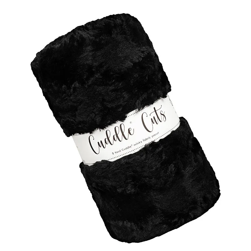 Cuddle® Cuts - Luxe Cuddle® Glacier Black 2 Yard Cut