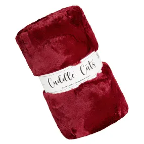 Cuddle® Cuts - Luxe Cuddle® Hide Merlot 2 Yard Cut