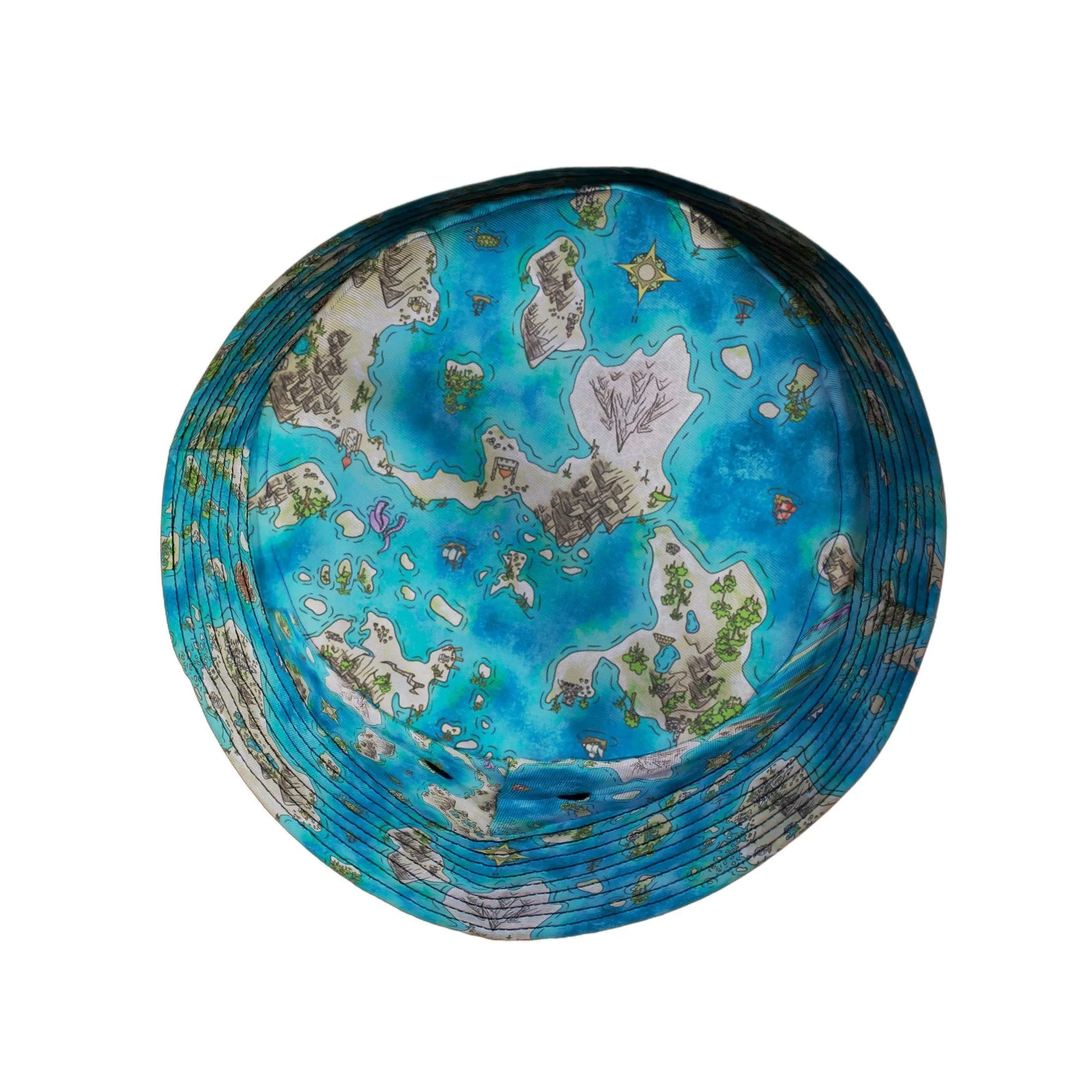 Fantasy World Map Dnd Bucket Hat