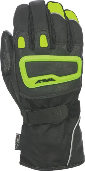 FLY RACING XPLORE GLOVES BLACK/HI-VIS LG #5884 476-2065~4