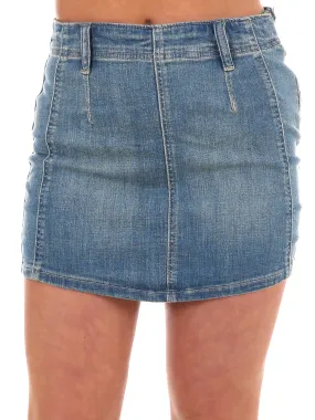 Free People Daylight Denim Mini Skirt