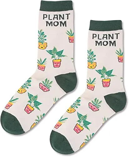 Funny Gardening Gifts for Women, Crazy Plant Nature Socks Plant Lady Gifts, Cool Gifts for Plant Lovers Indoor Gardening Gifts