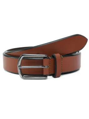 Genuine Leather Tan Elegant Men's Belt