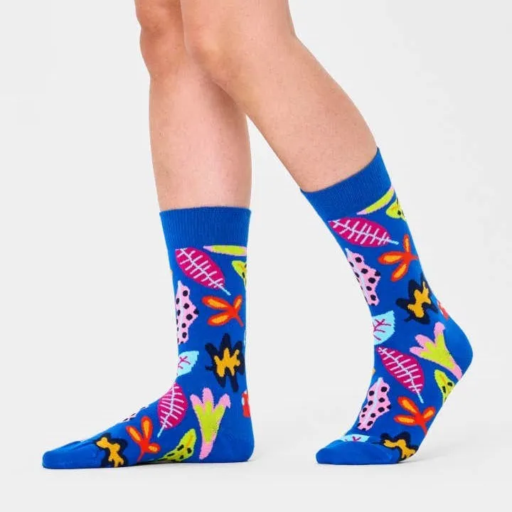 Happy Socks: Leaves Blue