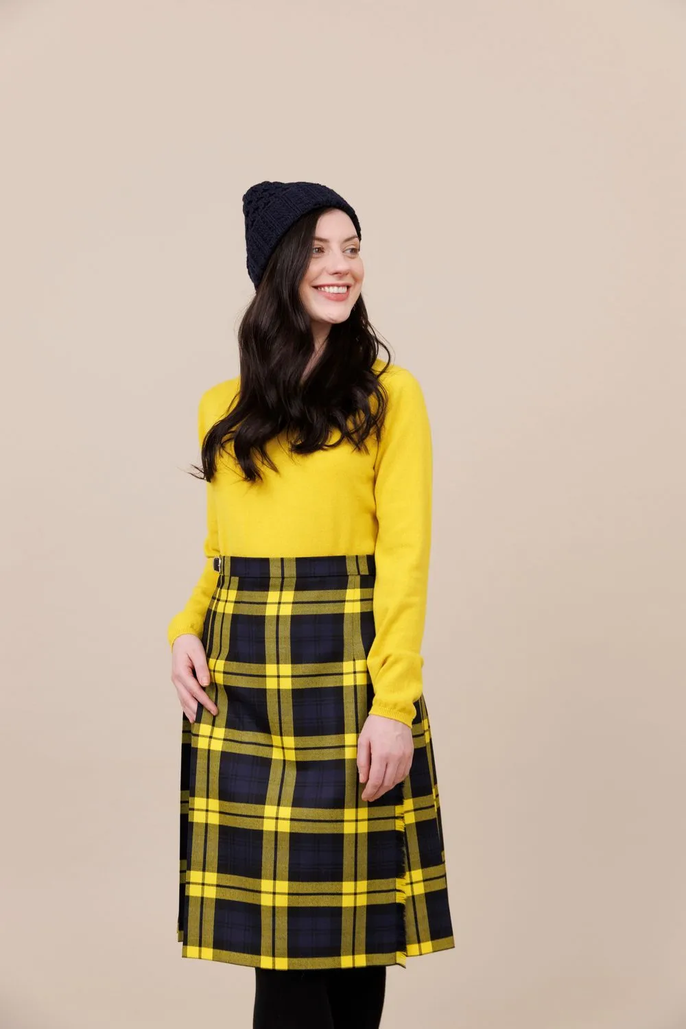 Inishbiggle 100% Worsted Wool Midi Kilt