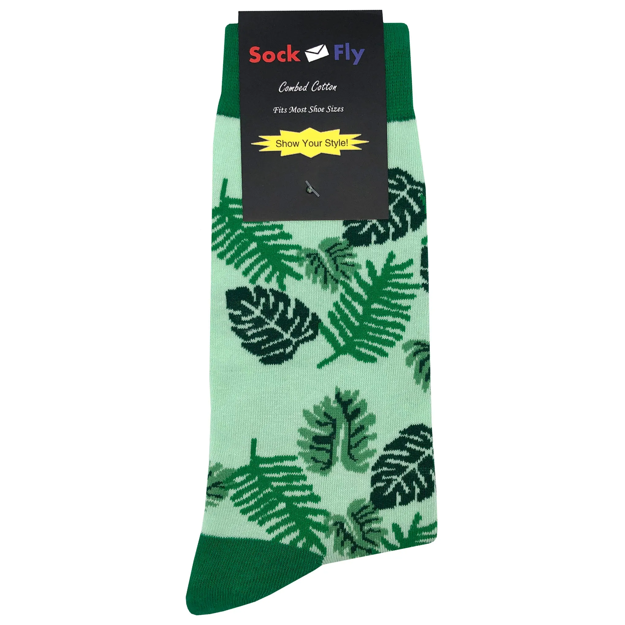 Leaf Green Socks