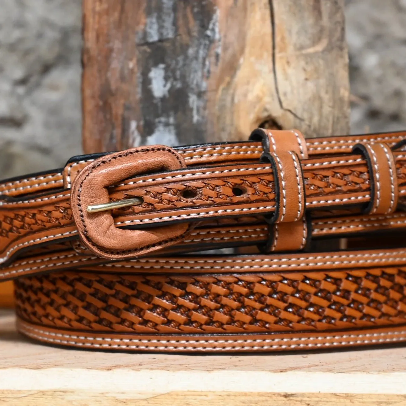 Leather Ranger Russet Belt