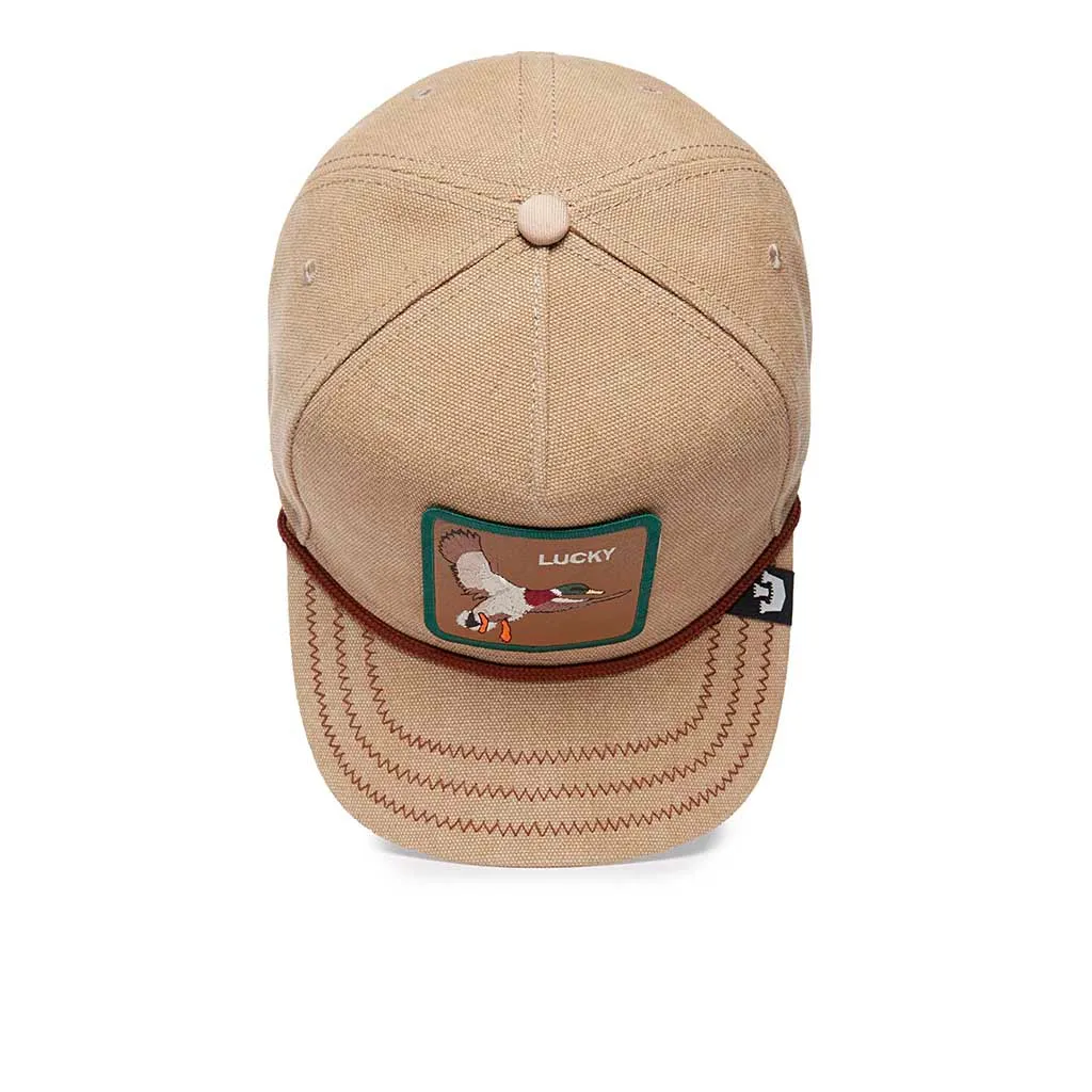 Lucky Duck Canvas Trucker Hat