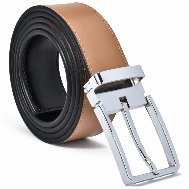 Mens Patented Reversible Ratchet Belt