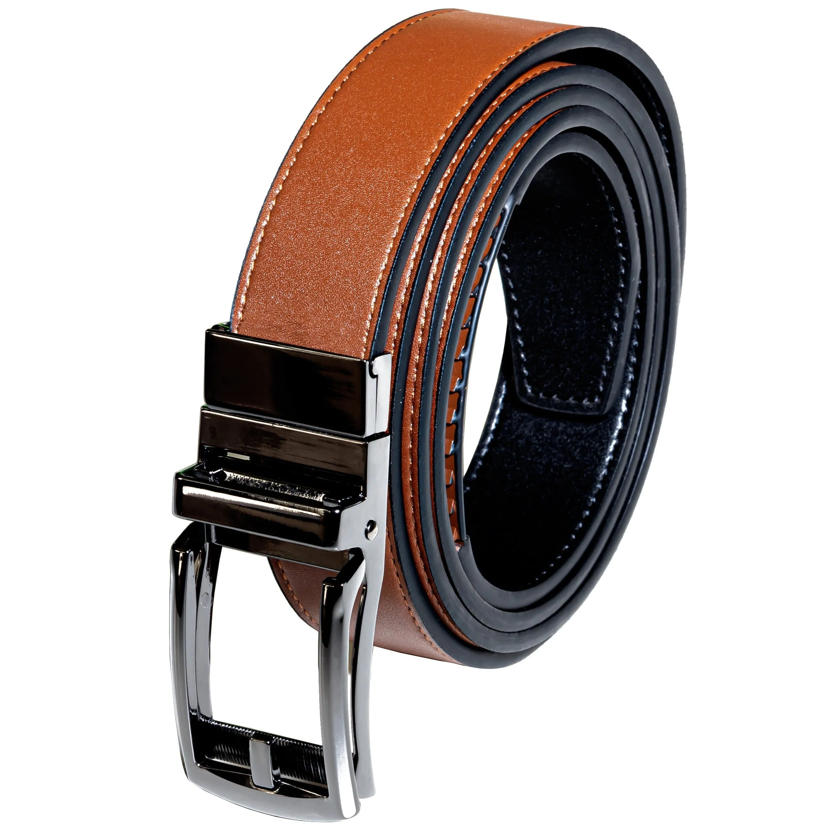 Patented Reversible Ratchet Belt 2 Colors (1 Belt)