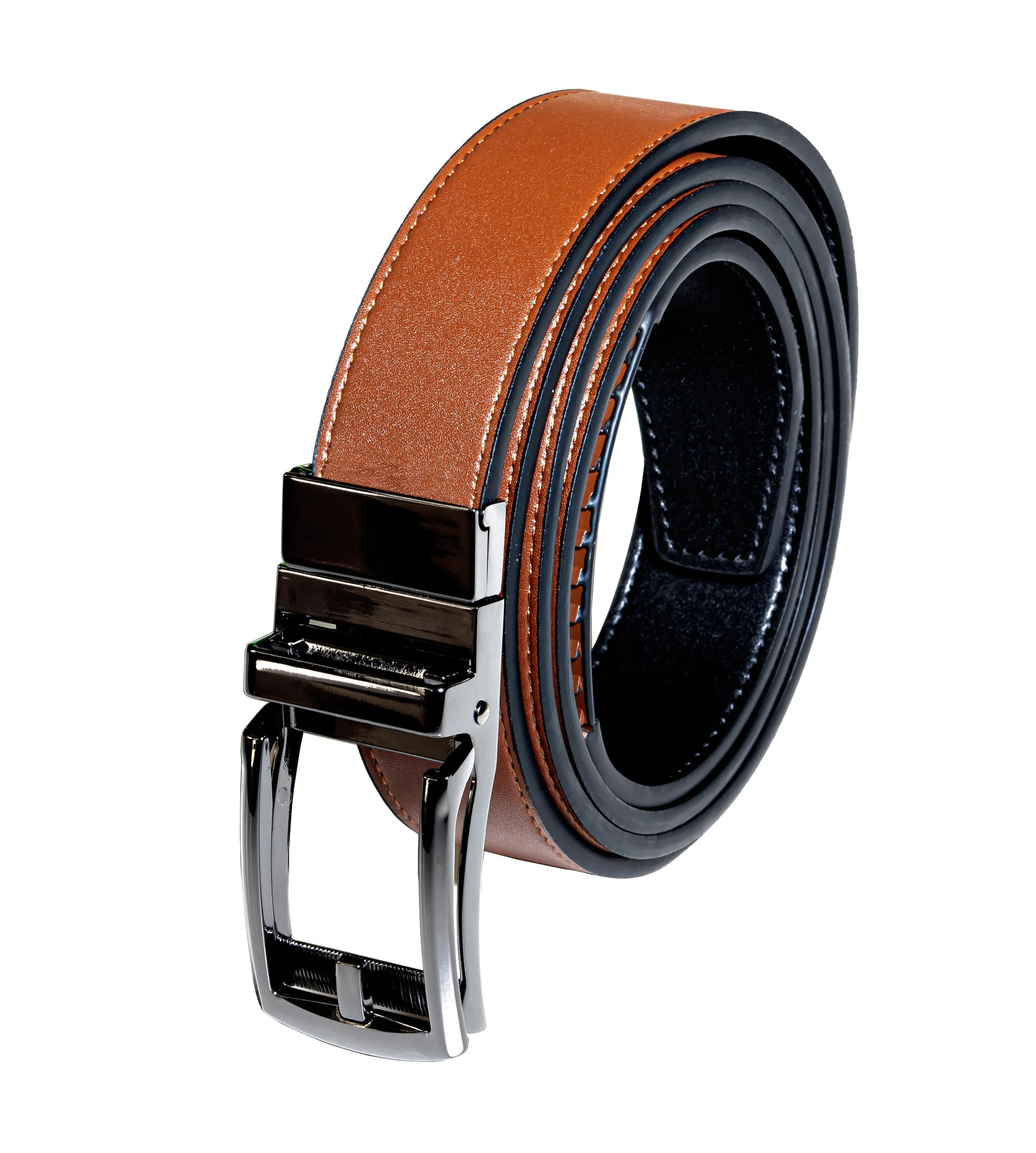 Patented Reversible Ratchet Belt 2 Colors (1 Belt)