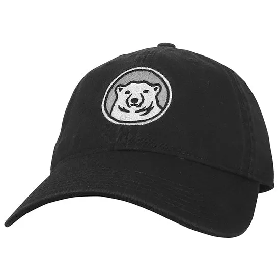 Relaxed Twill Hat with Bear Medallion