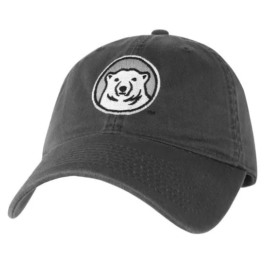 Relaxed Twill Hat with Bear Medallion