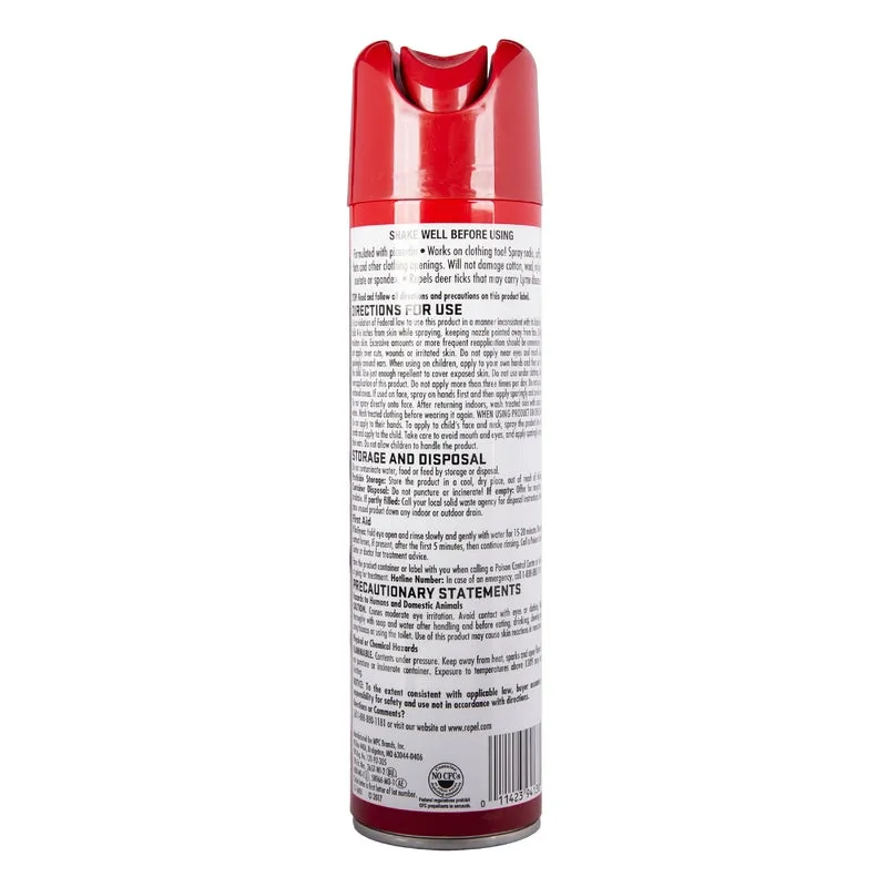 Repel Tick Defense Insect Repellent Liquid For Mosquitoes 6.5 oz