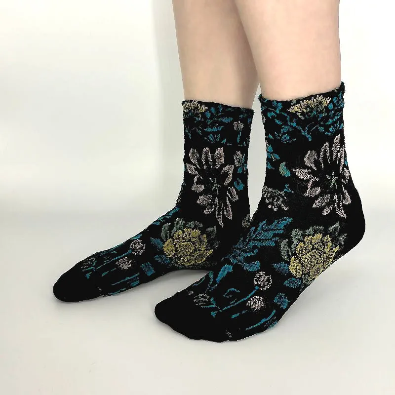 SOCKS Nicotiana | Flowers Cotton Blend