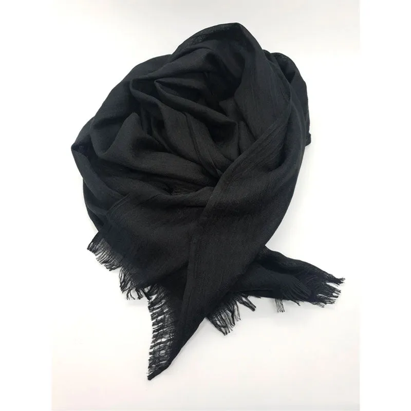 Soft Bamboo Scarf – Black