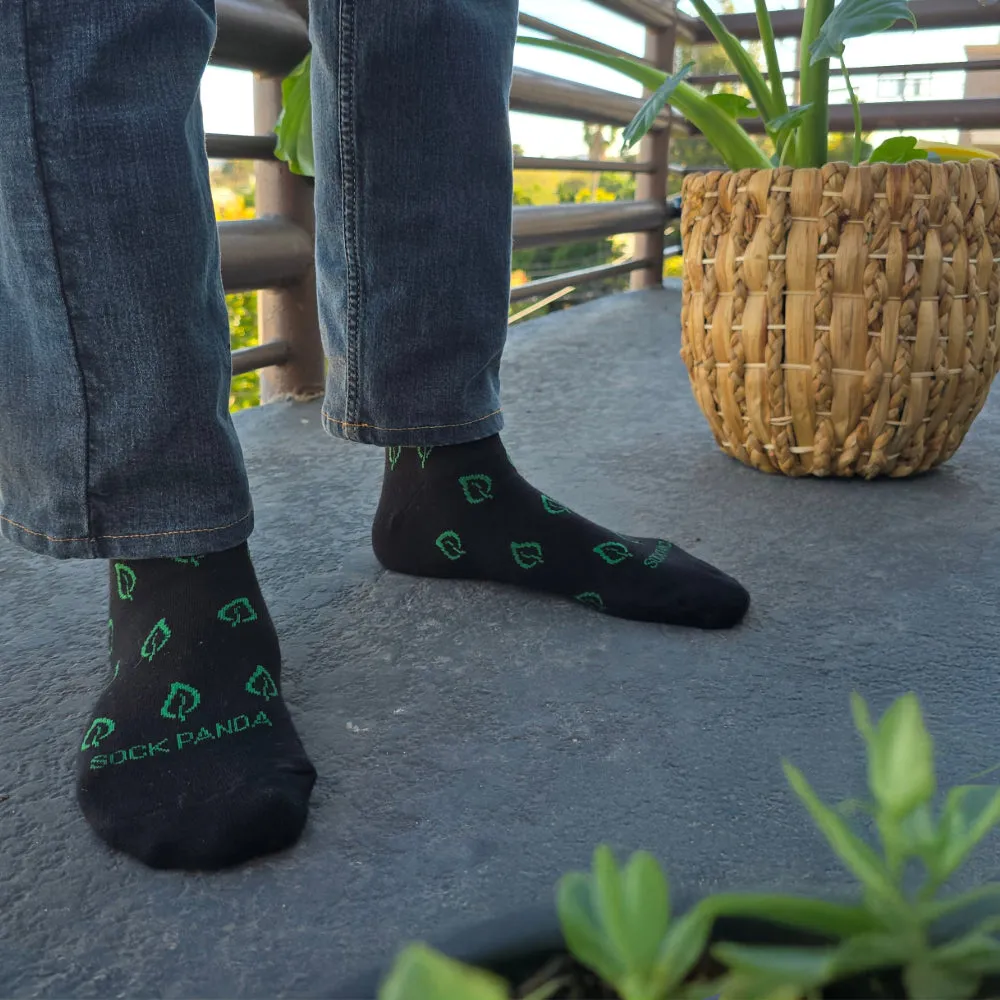 Subtle Leaf Socks from the Sock Panda (Adult Large - Men's Shoe Sizes 8-12)