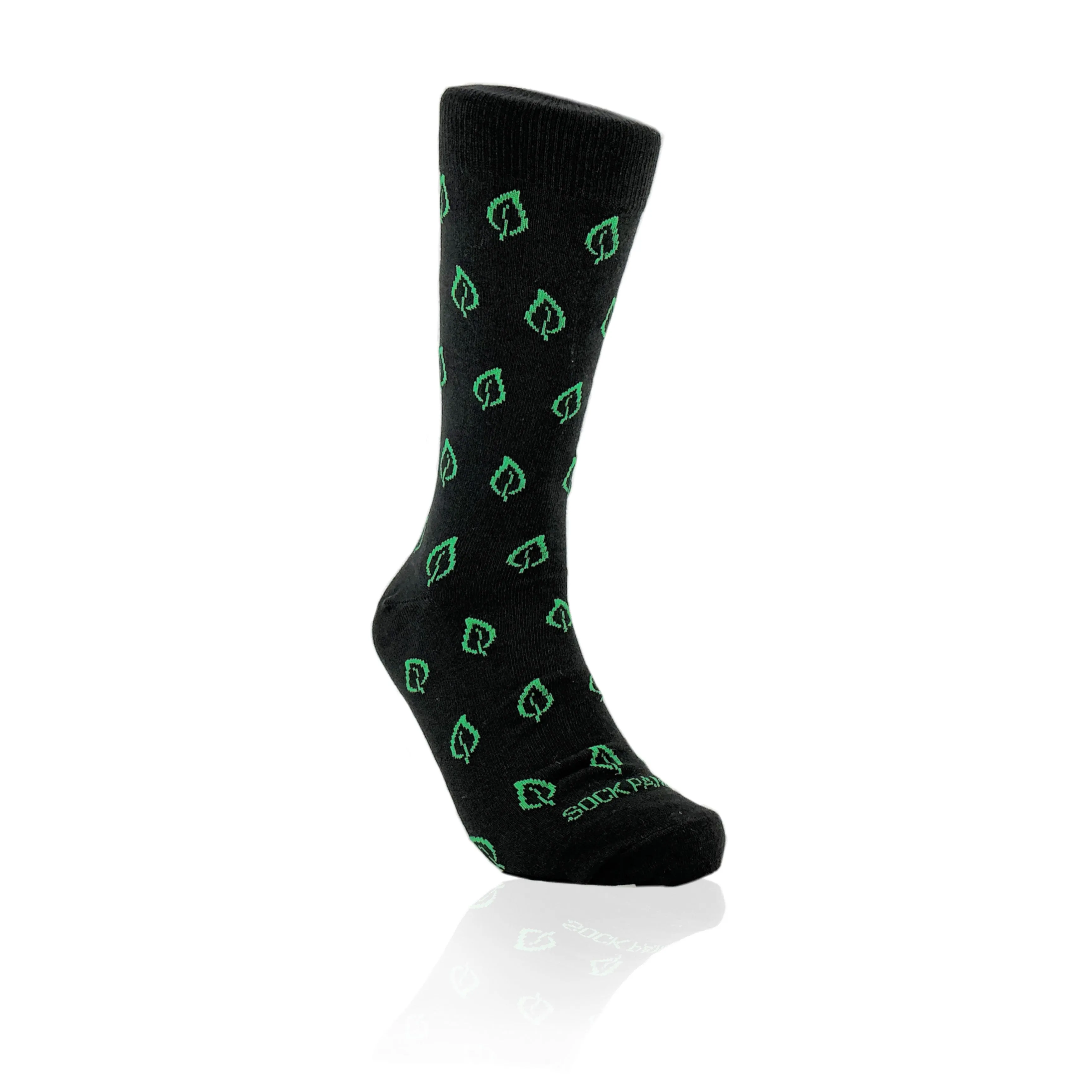 Subtle Leaf Socks from the Sock Panda (Adult Large - Men's Shoe Sizes 8-12)