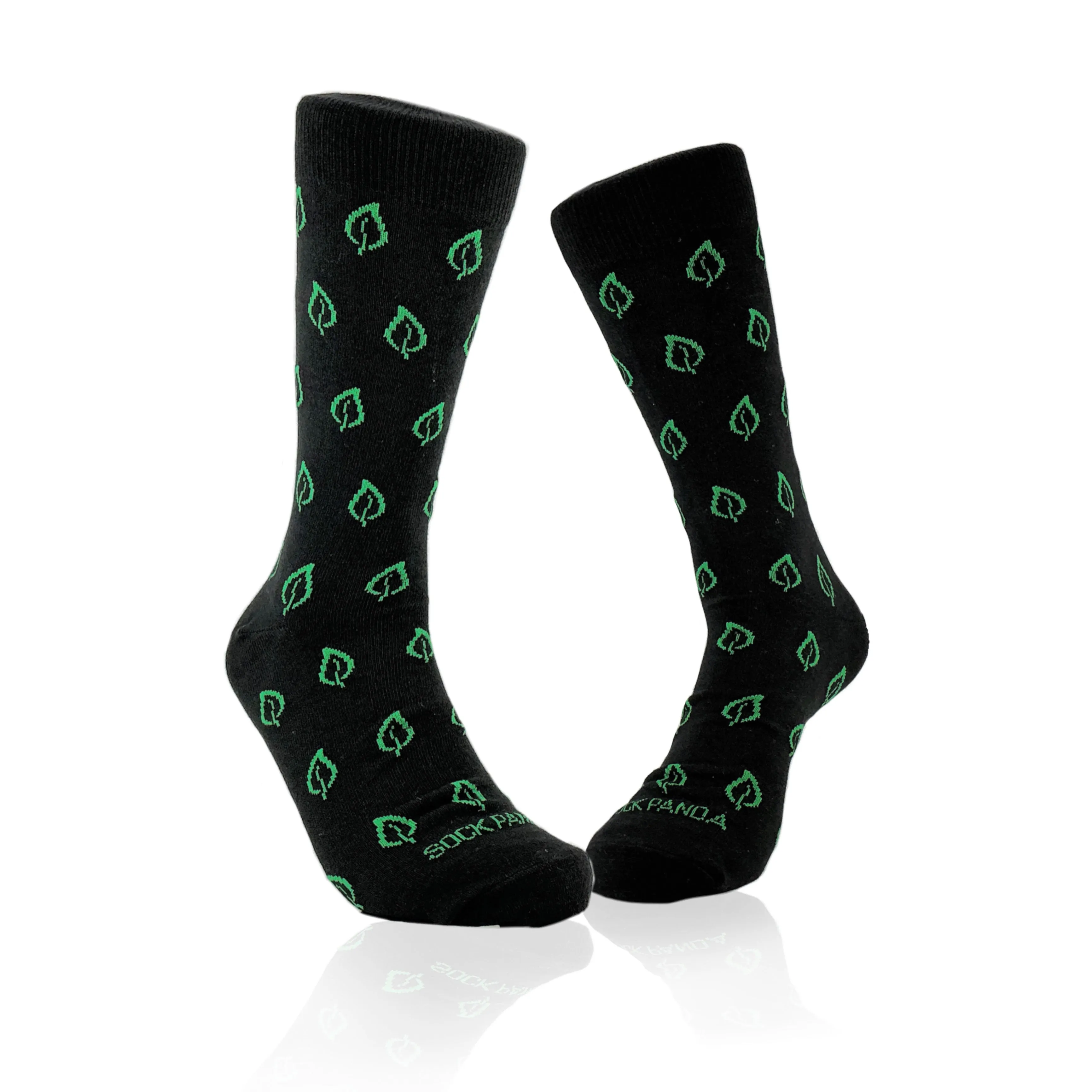 Subtle Leaf Socks from the Sock Panda (Adult Large - Men's Shoe Sizes 8-12)