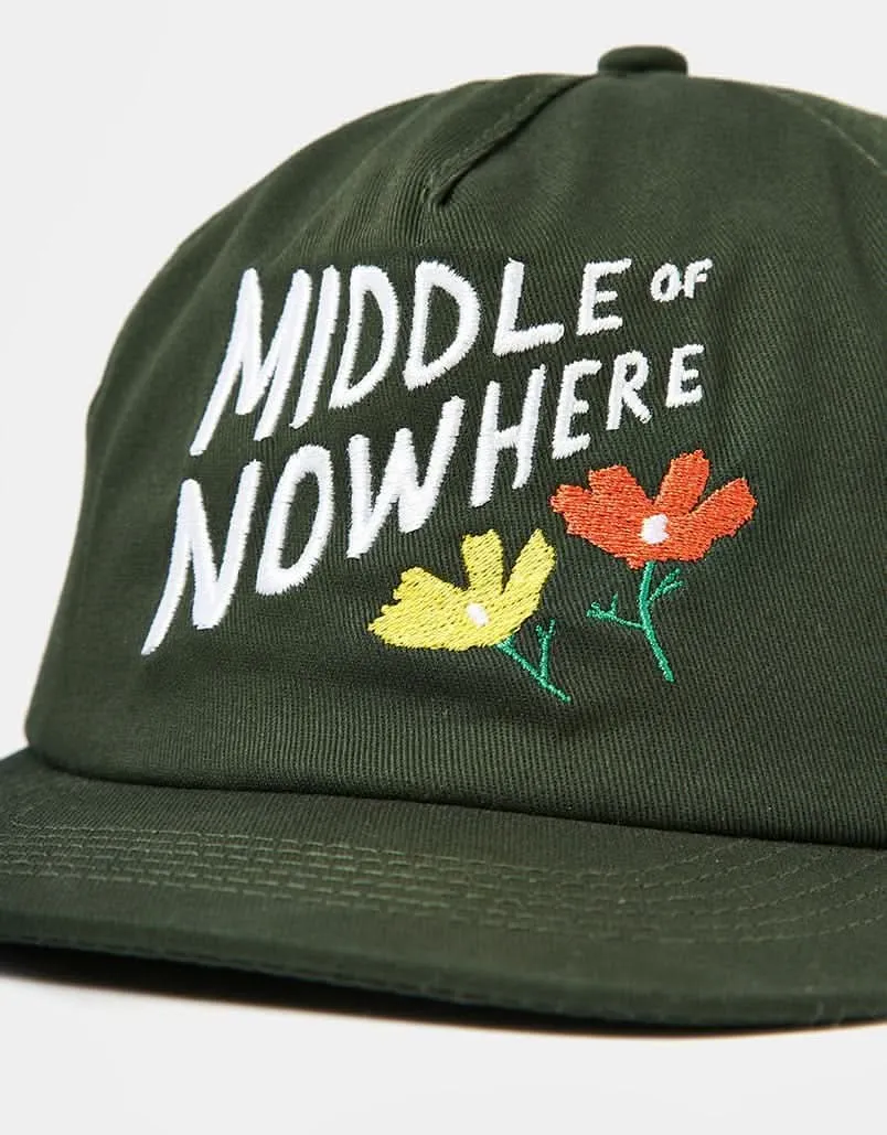 The Quiet Life Lonely Palm Mid of Nowhere Relaxed Snapback Cap - Forest