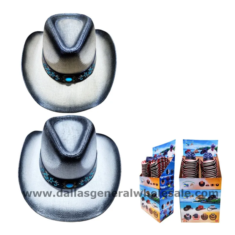 Turquoise Harden Cowboy Hats Wholesale