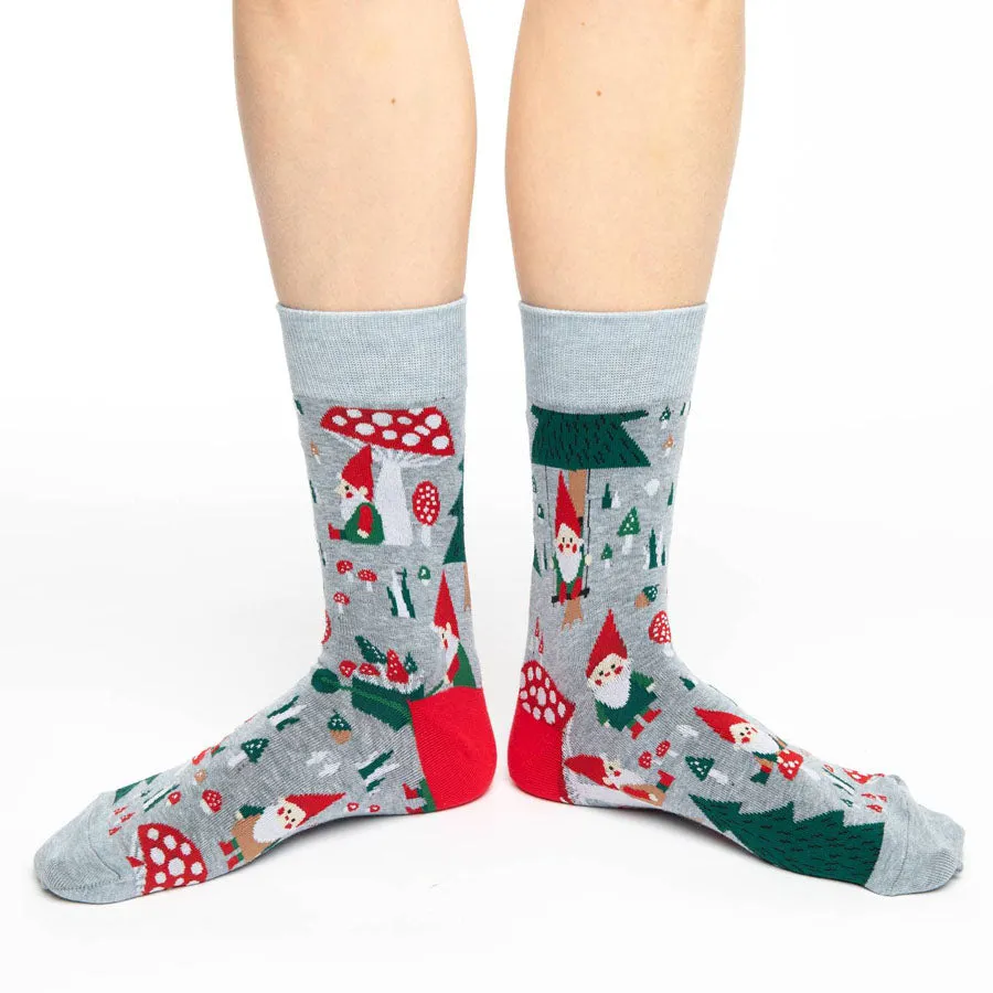 Unisex Woodland Gnomes Socks