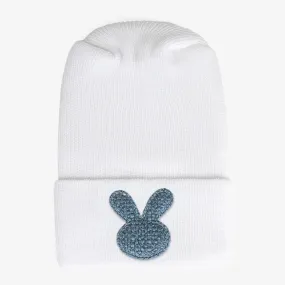 Weave Hospital Hat - Denim Bunny