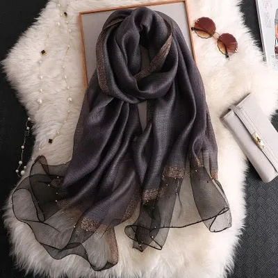 Women's Fashionable Silky Evening scarf/Wrap