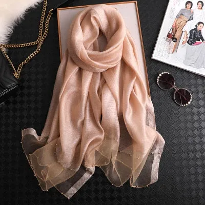 Women's Fashionable Silky Evening scarf/Wrap