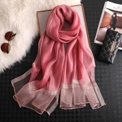 Women's Fashionable Silky Evening scarf/Wrap