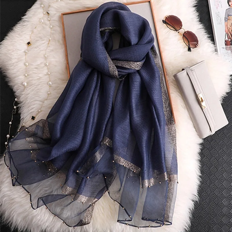 Women's Fashionable Silky Evening scarf/Wrap