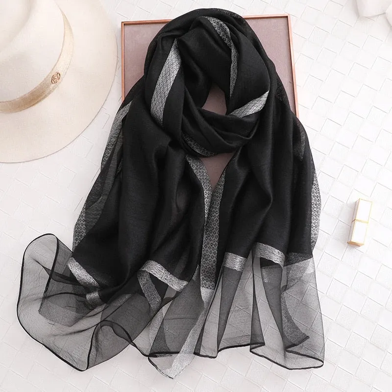 Women's Fashionable Silky Evening scarf/Wrap