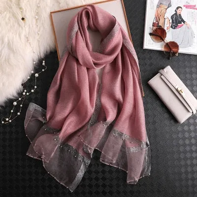 Women's Fashionable Silky Evening scarf/Wrap