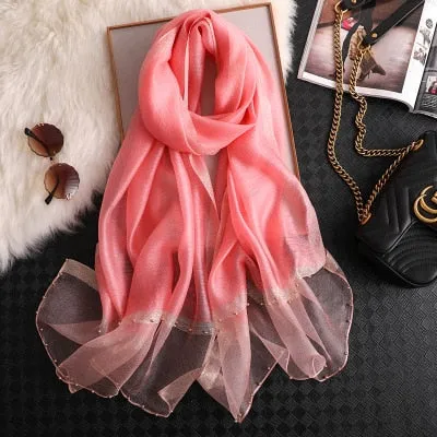 Women's Fashionable Silky Evening scarf/Wrap