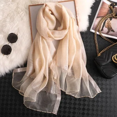 Women's Fashionable Silky Evening scarf/Wrap