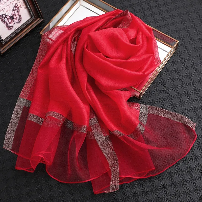 Women's Fashionable Silky Evening scarf/Wrap