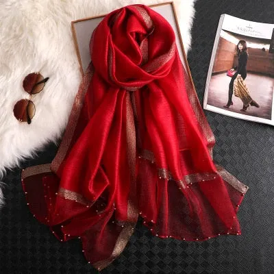 Women's Fashionable Silky Evening scarf/Wrap