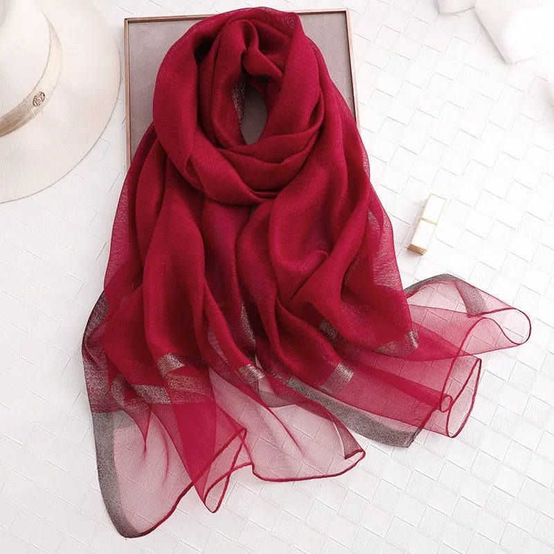 Women's Fashionable Silky Evening scarf/Wrap